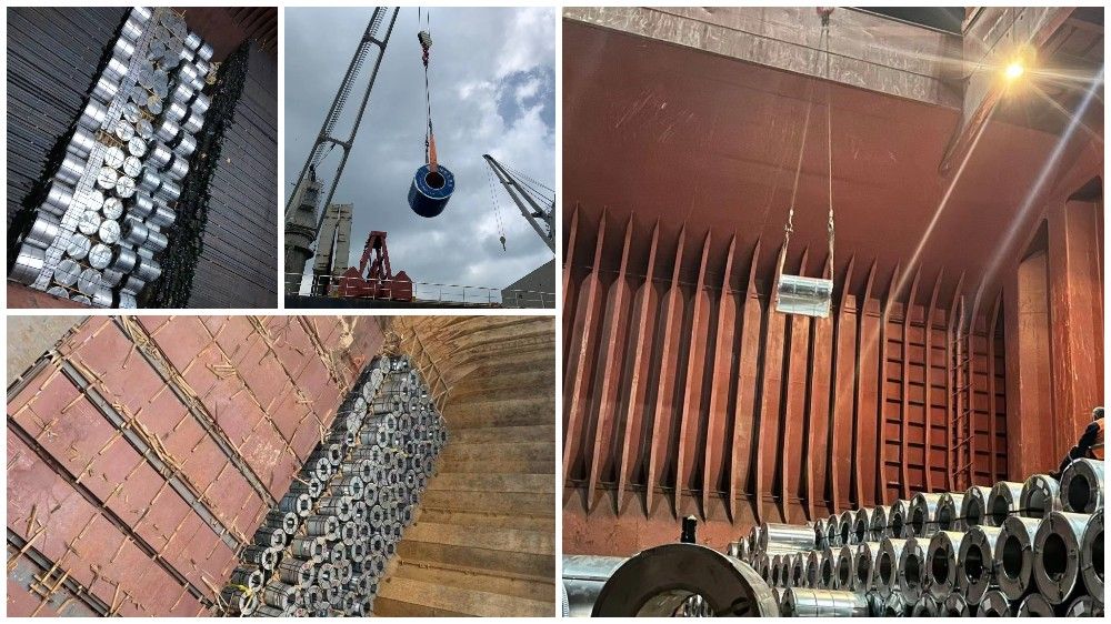 تصدير لفائف الصلب الصناعية