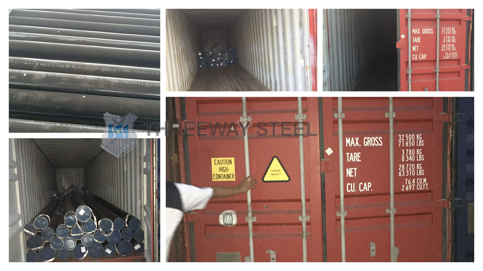 تصدير أنابيب الصلب غير الملحومة الكندية